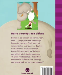 Alternative view of Borre verstopt een olifant