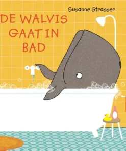 De walvis gaat in bad