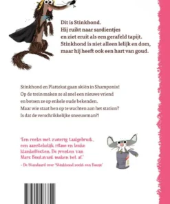 Alternative view of Stinkhond in de sneeuw