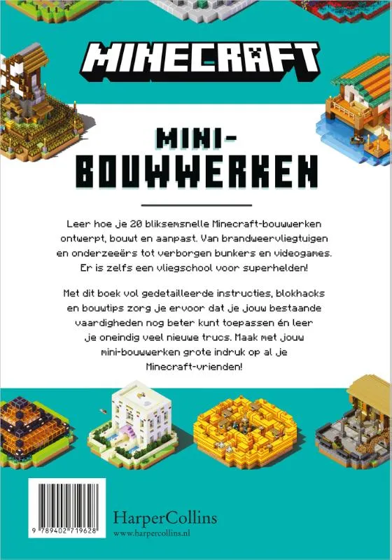 Minecraft Mini-bouwwerken - Meer dan 20 spannende mini-projecten | 9789402719628 Minecraft Mini-bouwwerken - Meer dan 20 spannende mini-projecten - Afbeelding 2