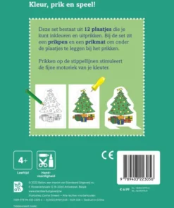 Mijn kleur- en prikblok Kerstmis | 9789403223056