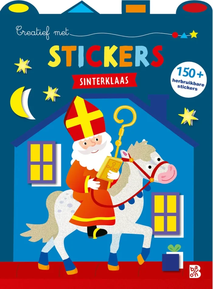 Creatief met stickers Sinterklaas