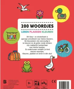 Alternative view of 200 woordjes leren, plakken en kleuren