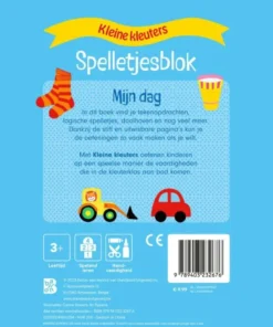 Spelletjesblok met viltstift 3+ Mijn dag | 9789403232676