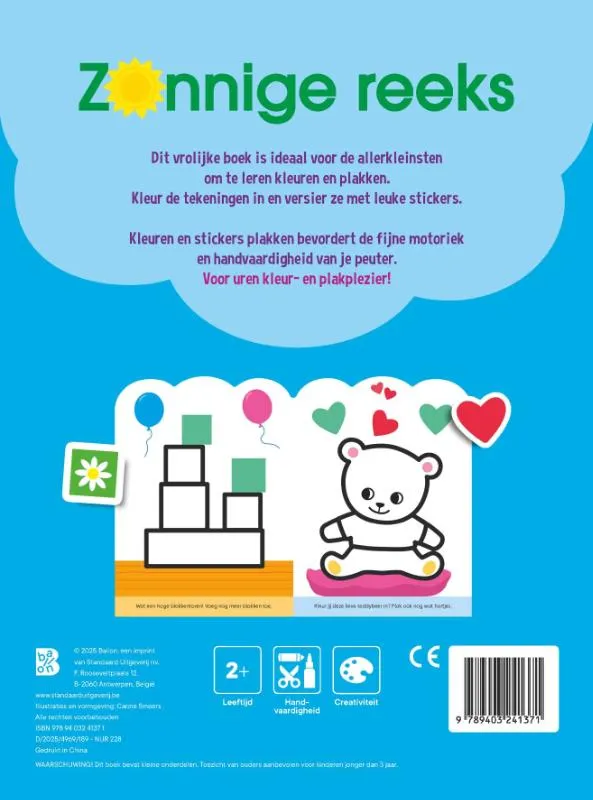 Plakken en kleuren 3+ | 9789403241371 Plakken en kleuren 3+ - Afbeelding 2