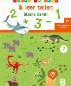 Ik leer tellen Stoere dieren