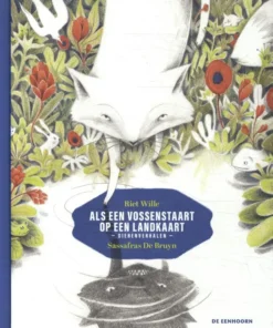 Als een vossenstaart op een landkaart