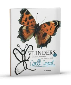 Vlinders tekenen, krabbelen en kleuren