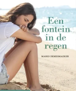 Een fontein in de regen