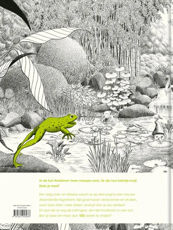 Diep in de tuin - Zoek en vind 100 dieren | 9789462918986 Diep in de tuin - Zoek en vind 100 dieren - Afbeelding 2