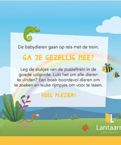 Puzzeltrein Babydieren | 9789463545587