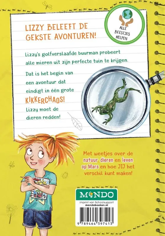 Lizzy en de kikkerchaos | 9789464397413 Lizzy en de kikkerchaos - Afbeelding 2