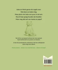 Alternative view of Jules vindt een poes in de tuin