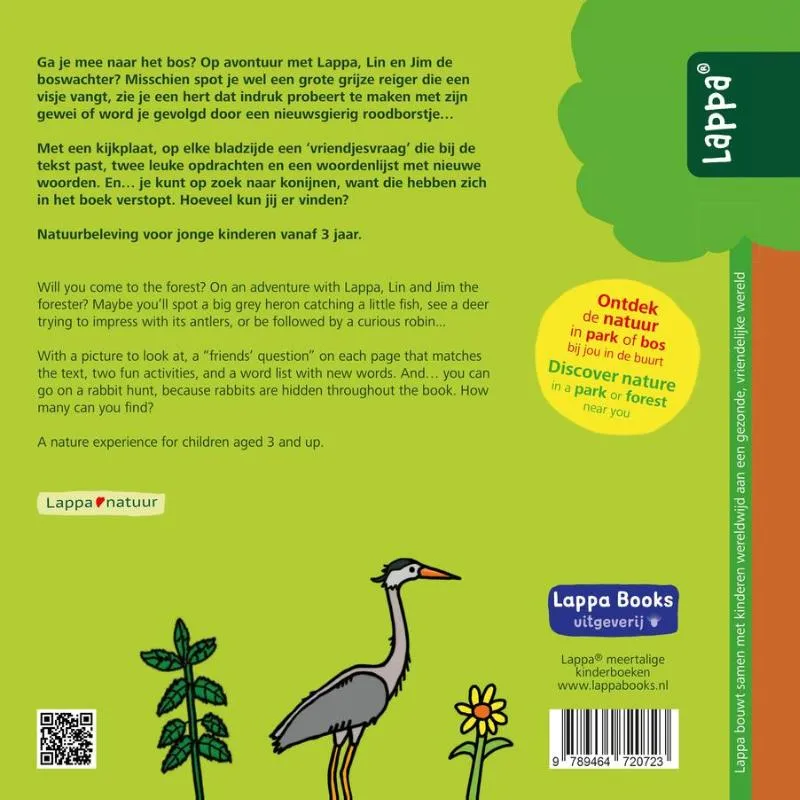 Lappa in het bos/Lappa in the forest - meertalig prentenboek | 9789464720723 Lappa in het bos/Lappa in the forest - meertalig prentenboek - Afbeelding 2