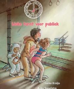 Lieke turnt voor publiek