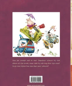 Alternative view of Opa Jan zakt door zijn stoel