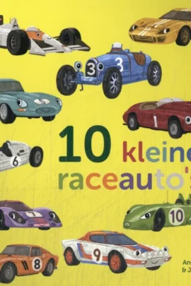 Tien kleine raceauto's
