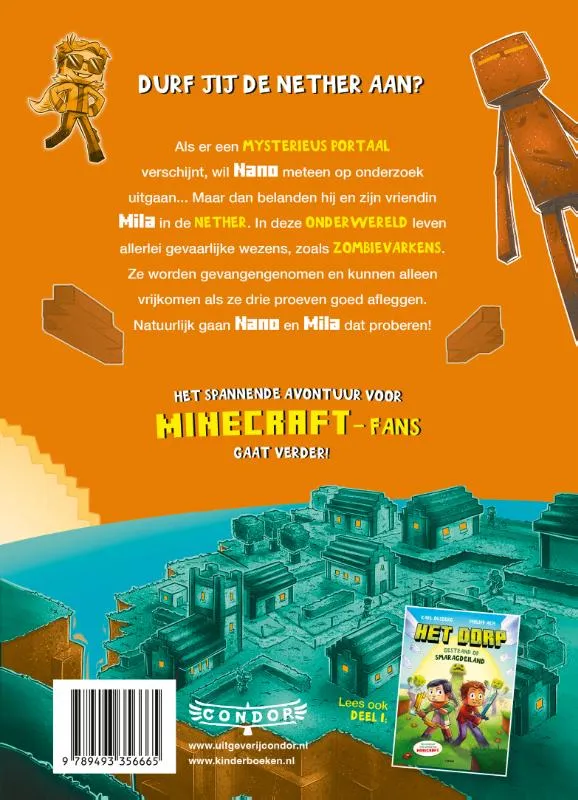 Gevaar in de Nether | 9789493356665 Gevaar in de Nether - Afbeelding 2