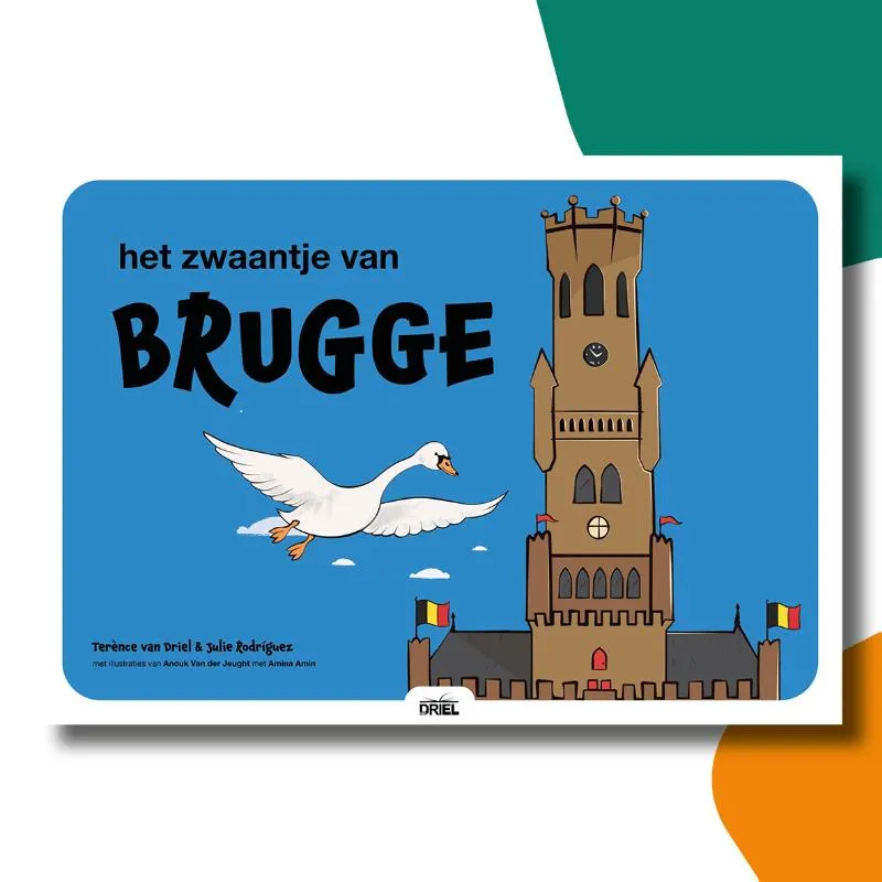 Het zwaantje van Brugge | kamishibai vertelplaten | 9789493472228 Het zwaantje van Brugge | kamishibai vertelplaten