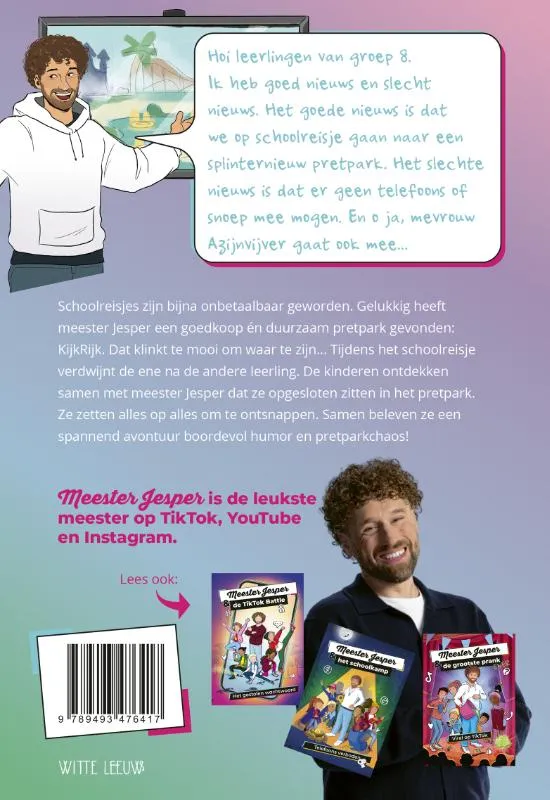 Meester Jesper & de bizarre schoolreis | 9789493476417 Meester Jesper & de bizarre schoolreis - Afbeelding 2