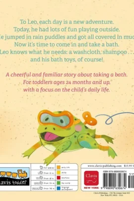 Alternative view of Leo takes a bath