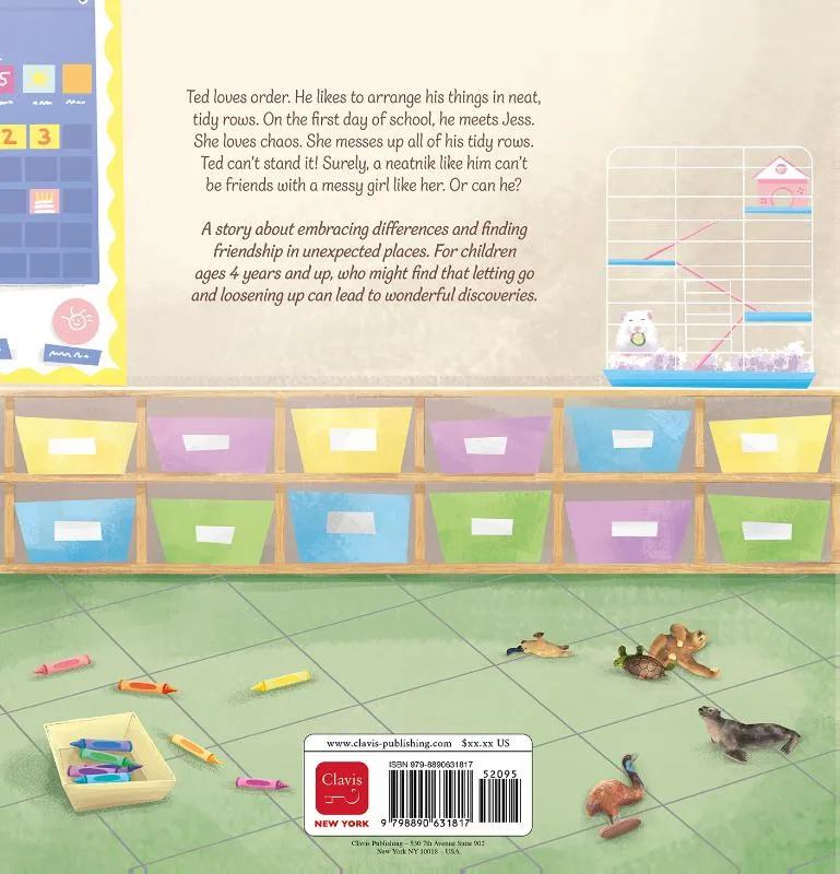 Tidy Ted Meets Jess the Mess | 9798890631817 Tidy Ted Meets Jess the Mess - Afbeelding 2