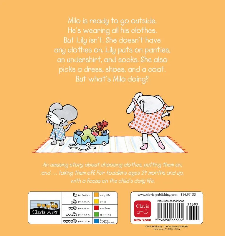 Getting Dressed with Lily and Milo | 9798890633668 Getting Dressed with Lily and Milo - Afbeelding 2