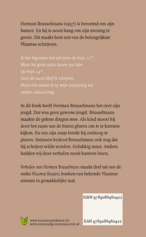 Verhalen van Herman Brusselmans | 9789086960422 Verhalen van Herman Brusselmans - Afbeelding 2