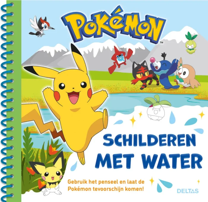 Pokémon Schilderen met water deel 1 (groen)