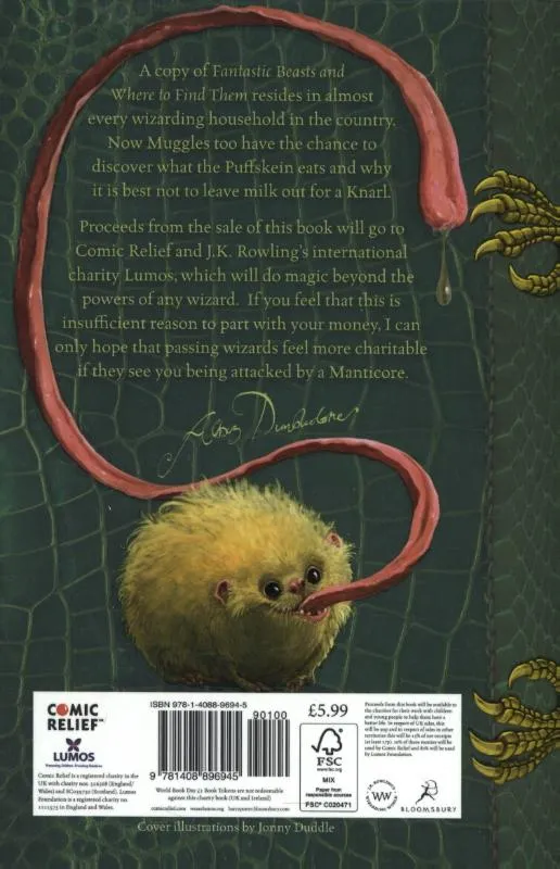 Fantastic Beasts and Where to Find Them | 9781408896945 Fantastic Beasts and Where to Find Them - Afbeelding 2