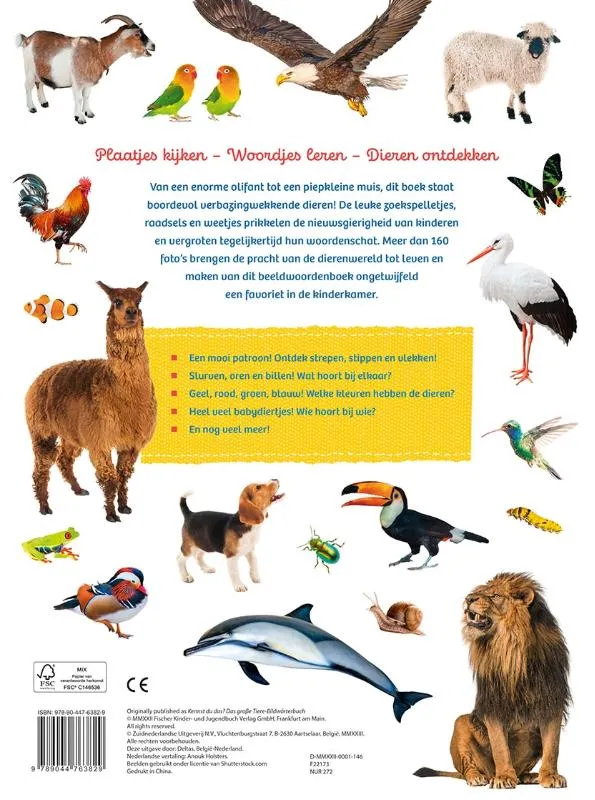 Mijn eerste grote dierenkijkboek | 9789044763829 Mijn eerste grote dierenkijkboek - Afbeelding 2