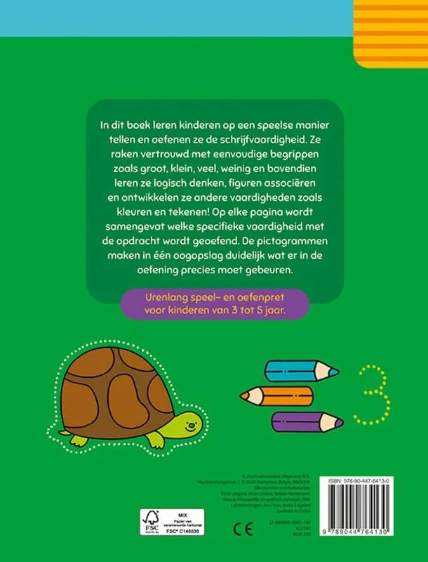 Ik speel en oefen! Eerste stappen naar tellen en schrijven (3-5j.) | 9789044764130 Ik speel en oefen! Eerste stappen naar tellen en schrijven (3-5j.) - Afbeelding 2