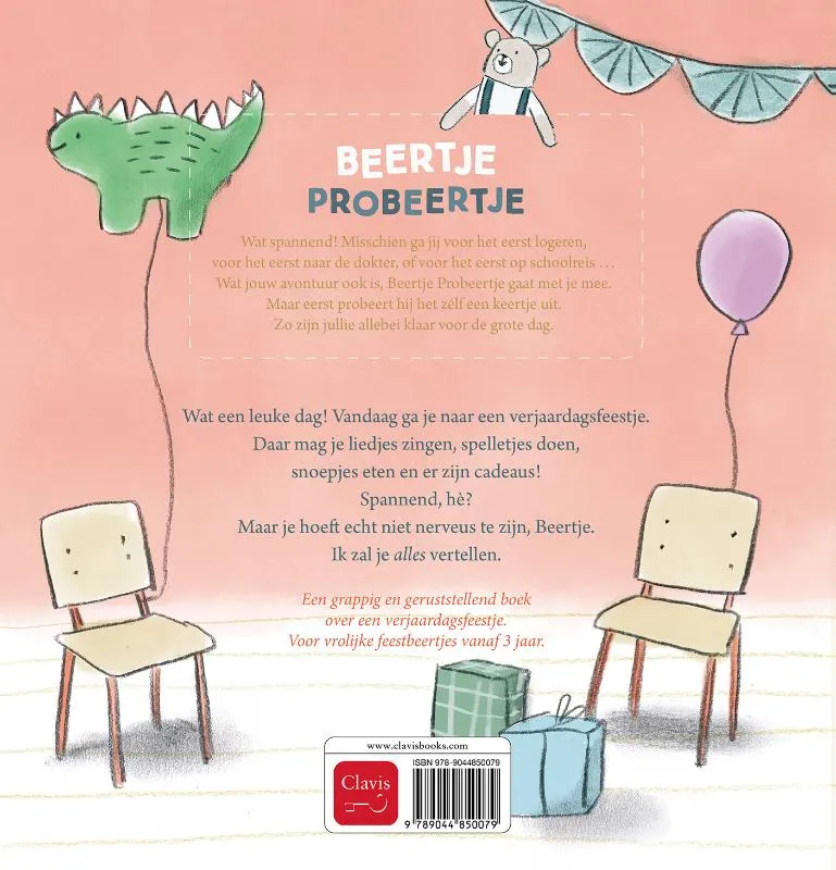 Beertje Probeertje gaat naar een verjaardagsfeestje | 9789044850079 Beertje Probeertje gaat naar een verjaardagsfeestje - Afbeelding 2