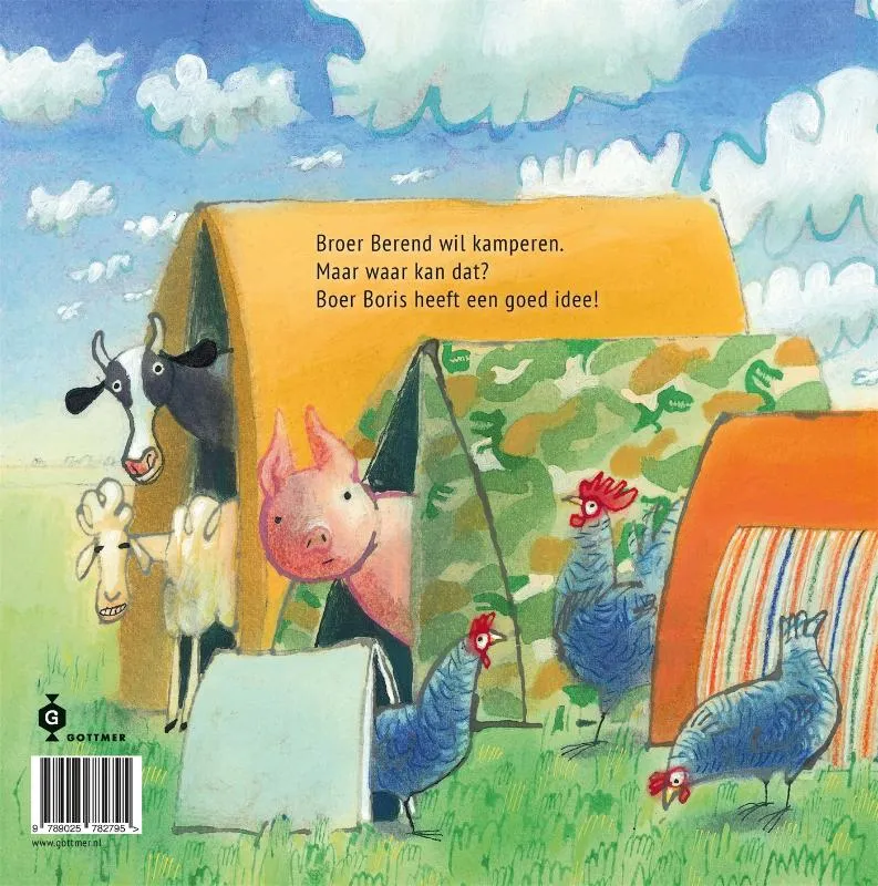Kamperen bij Boer Boris | 9789025782795 Kamperen bij Boer Boris - Afbeelding 2