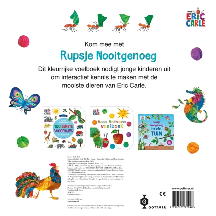 Rupsje Nooitgenoeg Voelboek vol dieren - Afbeelding 2