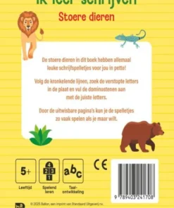 Alternative view of Ik leer schrijven Stoere dieren