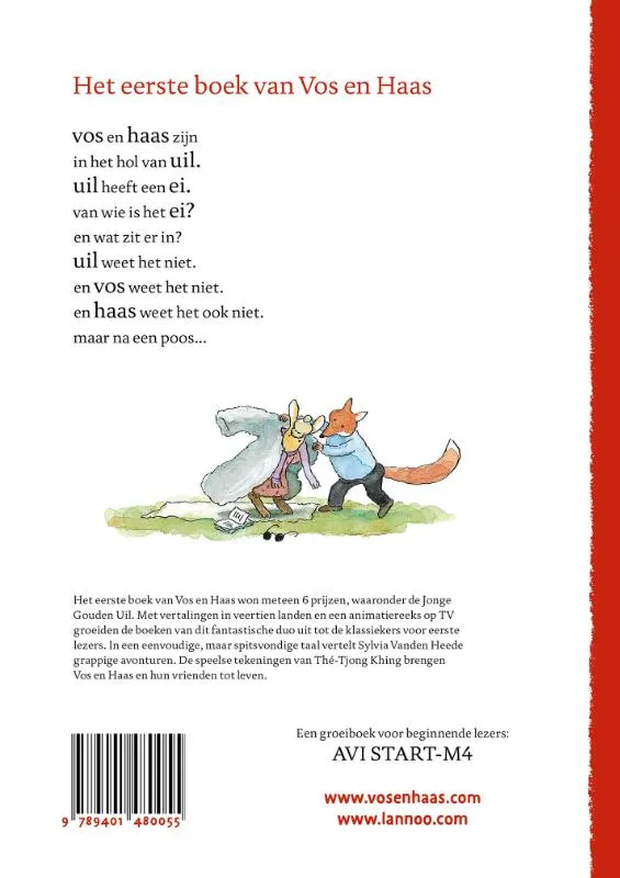 Vos en Haas | 9789401480055 Vos en Haas - Afbeelding 2