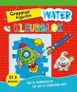 Waterkleurblok Grappige figuren