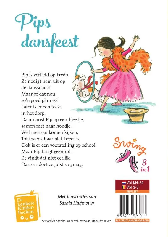 Pips dansfeest | 9789000391011 Pips dansfeest - Afbeelding 2