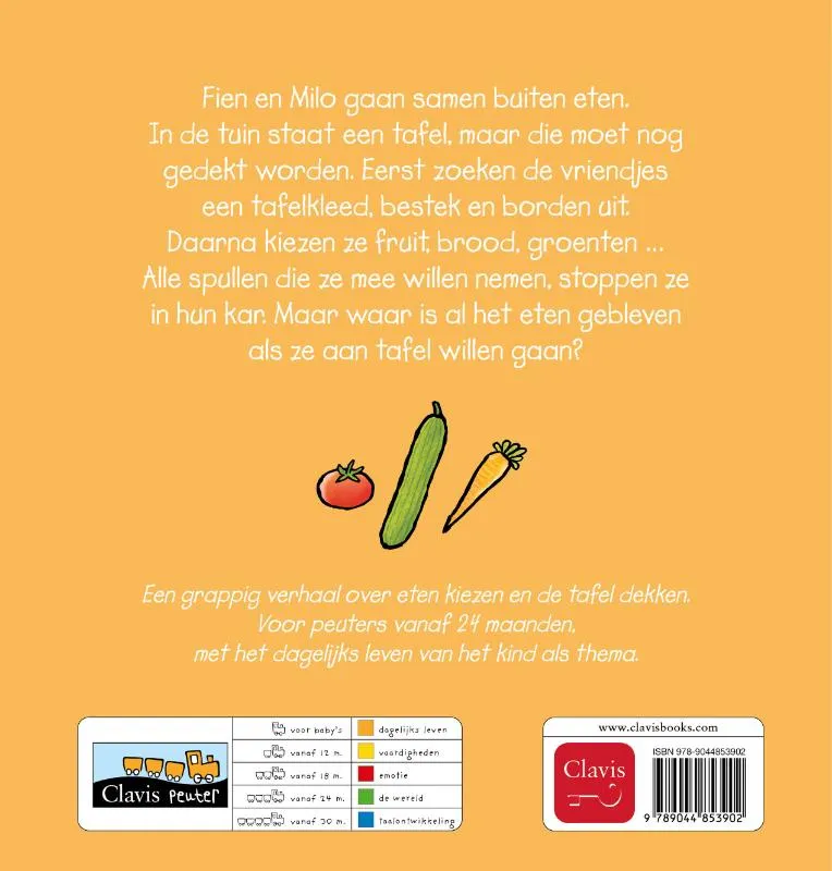 Eten met Fien en Milo | 9789044853902 Eten met Fien en Milo - Afbeelding 2