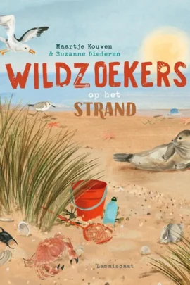 Wildzoekers op het strand