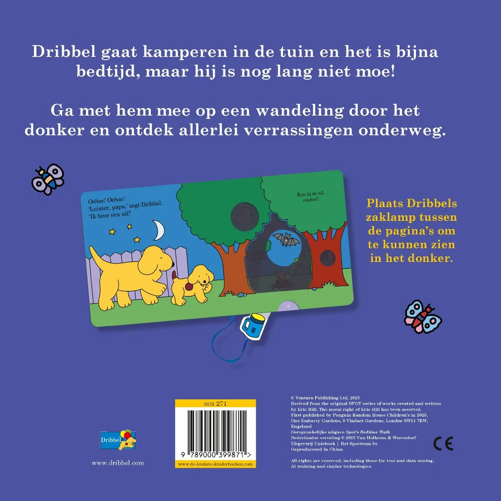 Dribbel wil niet slapen | 9789000399871 Dribbel wil niet slapen - Afbeelding 2