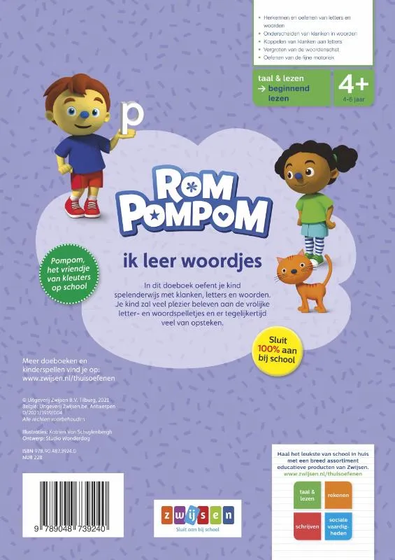Rompompom ik leer woordjes | 9789048739240 Rompompom ik leer woordjes - Afbeelding 2