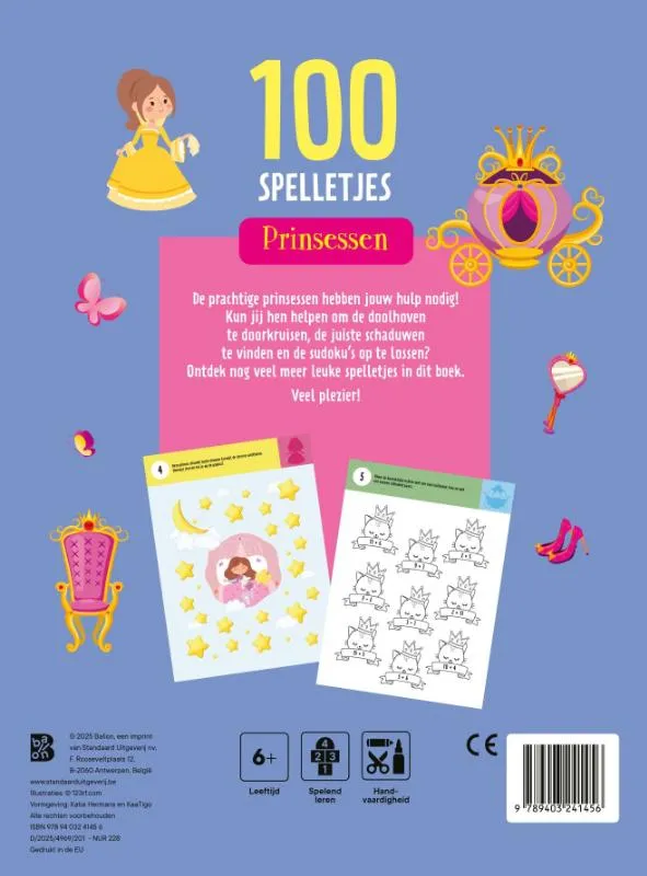 100 spelletjes voor 6-jarigen | 9789403241456 100 spelletjes voor 6-jarigen - Afbeelding 2