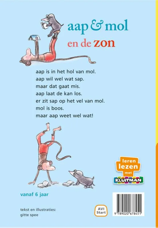 Aap & mol en de zon | 9789020678451 Aap & mol en de zon - Afbeelding 2