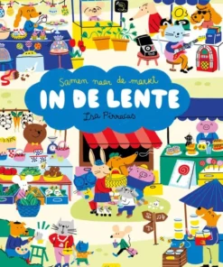 Samen naar de markt in de lente