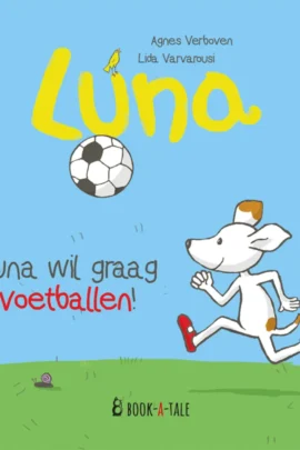 Luna wil graag voetballen!
