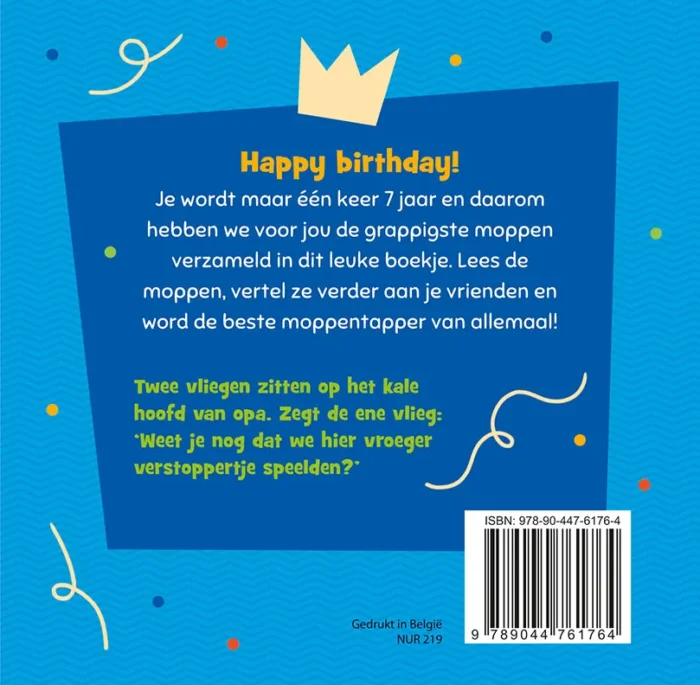 Hoera, 7 jaar! Moppenboek - Afbeelding 2