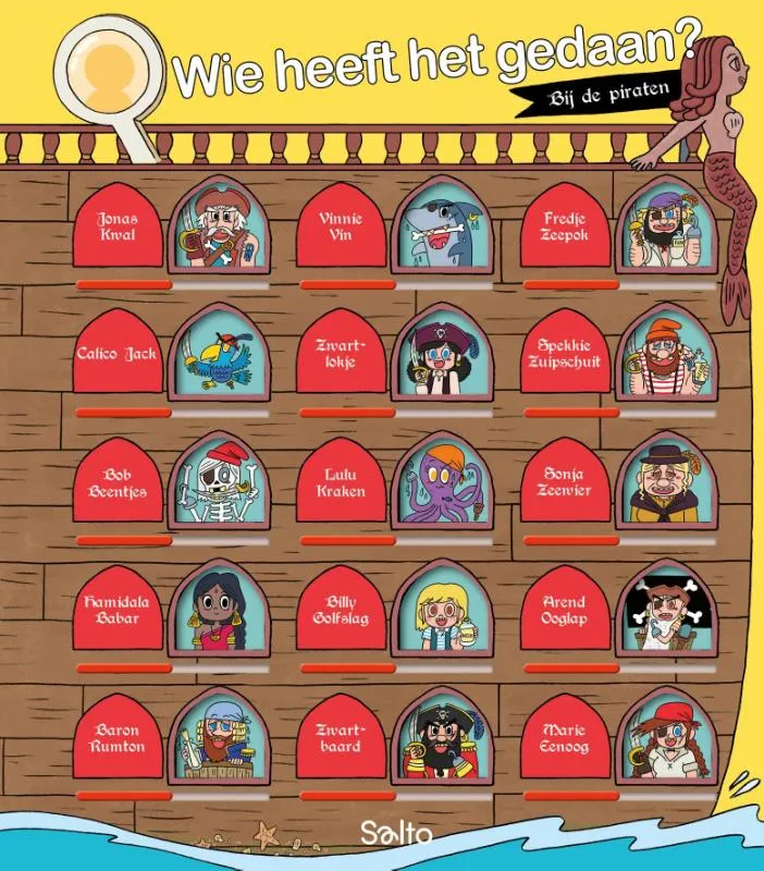 Wie heeft het gedaan? Bij de piraten | 9789002287039 Wie heeft het gedaan? Bij de piraten