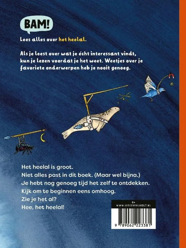 Hee, het heelal | 9789062223381 Hee, het heelal - Afbeelding 2